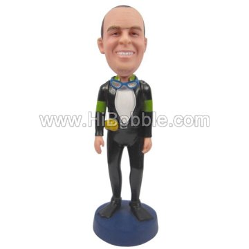 Diver Custom Bobbleheads From Your Photos