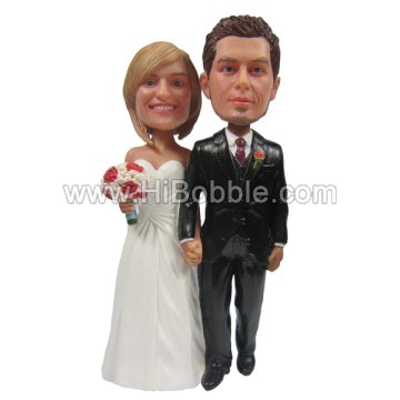 Wedding Couples Custom Bobbleheads From Your Photos