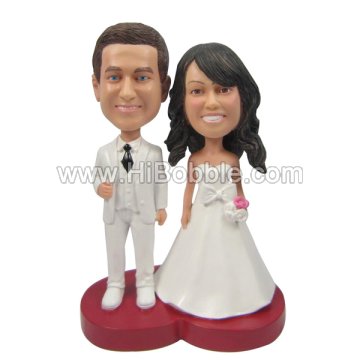 Wedding Couples Custom Bobbleheads From Your Photos