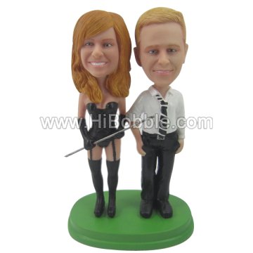 Couples Custom Bobbleheads From Your Photos