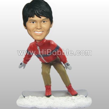 Snowboard Custom Bobbleheads From Your Photos