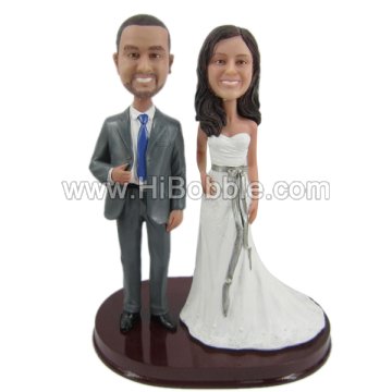 Wedding Couples Custom Bobbleheads From Your Photos