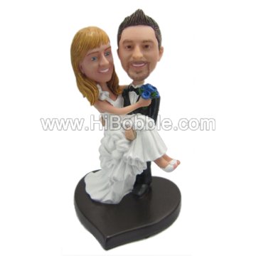 Wedding Couples Custom Bobbleheads From Your Photos