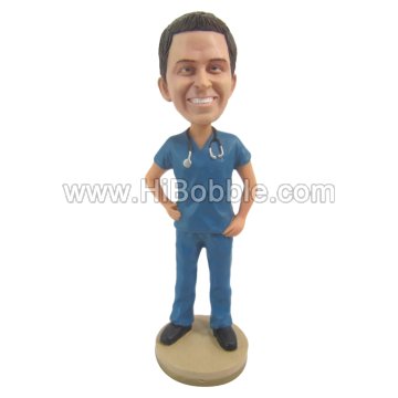 Nurse / Doctor Custom Bobbleheads From Your Photos