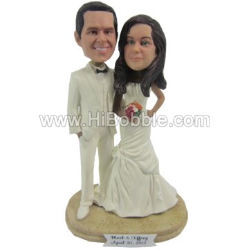 Wedding Couples Custom Bobbleheads From Your Photos