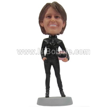 Casual Lady Custom Bobbleheads From Your Photos