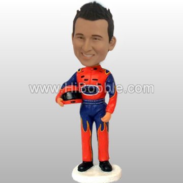 Racer bobblehead Custom Bobbleheads From Your Photos