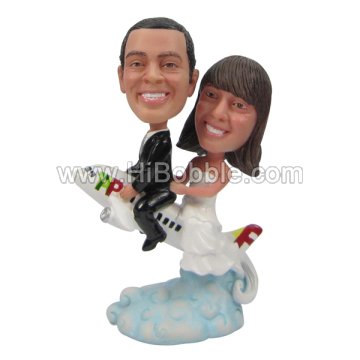 Wedding Couples Custom Bobbleheads From Your Photos