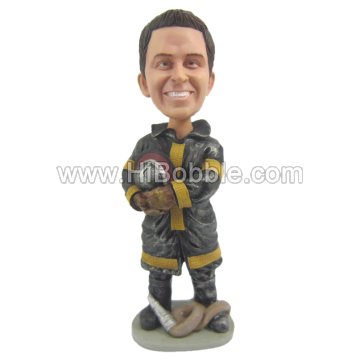 Fireman Custom Bobbleheads From Your Photos