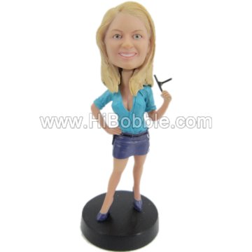 Casual Lady Custom Bobbleheads From Your Photos