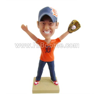 Baseball Male Custom Bobbleheads From Your Photos