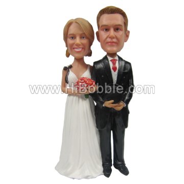 Wedding Couples Custom Bobbleheads From Your Photos