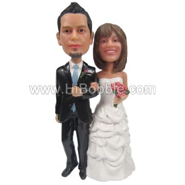 Wedding Couples Custom Bobbleheads From Your Photos