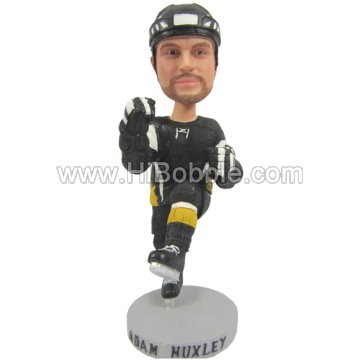 Hockey male Custom Bobbleheads From Your Photos