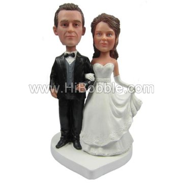 Wedding Couples Custom Bobbleheads From Your Photos