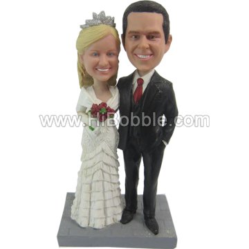 Wedding Couples Custom Bobbleheads From Your Photos