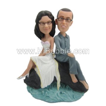 Wedding Couples Custom Bobbleheads From Your Photos