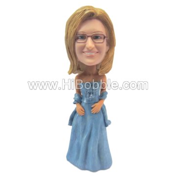 Evening dress Custom Bobbleheads From Your Photos