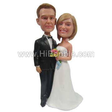 Wedding Couples Custom Bobbleheads From Your Photos