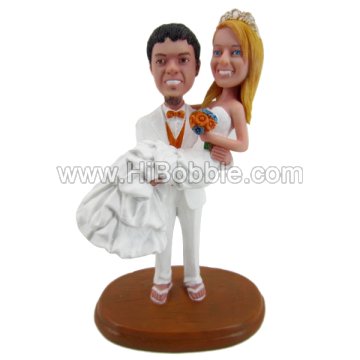 Wedding Couples Custom Bobbleheads From Your Photos