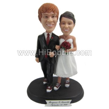 Wedding Couples Custom Bobbleheads From Your Photos