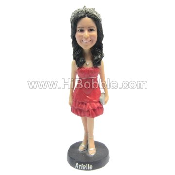 Evening dress Custom Bobbleheads From Your Photos