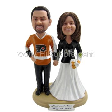 Wedding Couples Custom Bobbleheads From Your Photos