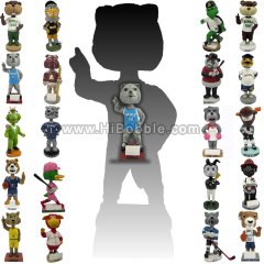 Head-to-toe custom - Customize your mascot bobbleheads