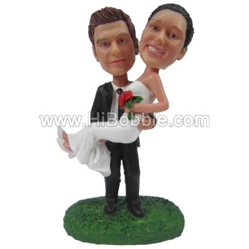 Wedding Couples Custom Bobbleheads From Your Photos