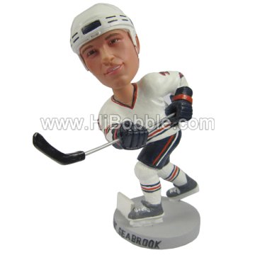 Hockey male Custom Bobbleheads From Your Photos