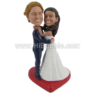 Wedding Couples Custom Bobbleheads From Your Photos