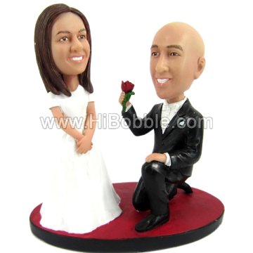 Wedding Couples Custom Bobbleheads From Your Photos