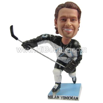 Hockey male Custom Bobbleheads From Your Photos