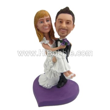 Wedding Couples Custom Bobbleheads From Your Photos