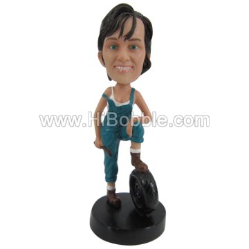 Casual Lady Custom Bobbleheads From Your Photos