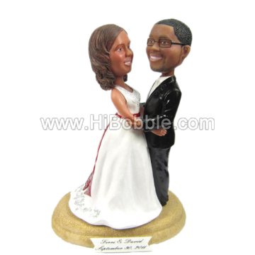 Wedding Couples Custom Bobbleheads From Your Photos