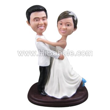 Wedding Couples Custom Bobbleheads From Your Photos