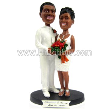 Wedding Couples Custom Bobbleheads From Your Photos