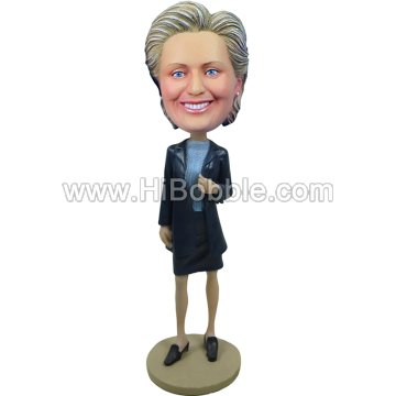 Casual Lady Custom Bobbleheads From Your Photos