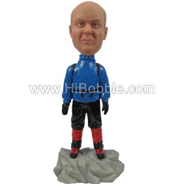 Mountaineer Custom Bobbleheads From Your Photos