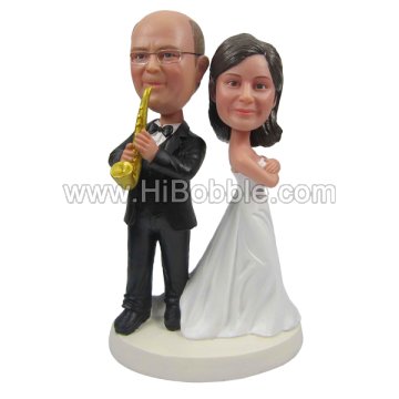 Wedding Couples Custom Bobbleheads From Your Photos